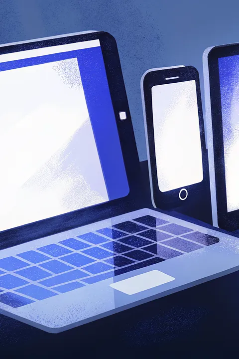 The byema website on a phone and laptop